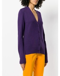 Женский фиолетовый кардиган от Bottega Veneta