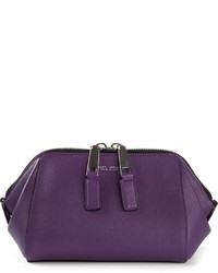 Фиолетовый кожаный клатч от Marc Jacobs