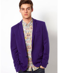 Мужской фиолетовый пиджак от Antony Morato