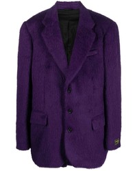 Мужской фиолетовый пиджак от Raf Simons