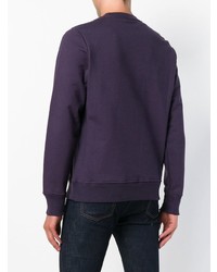Мужской фиолетовый свитер с круглым вырезом от Ps By Paul Smith