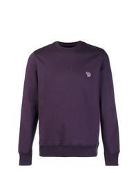 Мужской фиолетовый свитер с круглым вырезом от Ps By Paul Smith