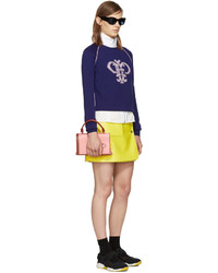 Женский фиолетовый свитер с круглым вырезом от Emilio Pucci