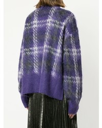 Фиолетовый свободный свитер от Le Ciel Bleu