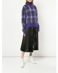 Фиолетовый свободный свитер от Le Ciel Bleu