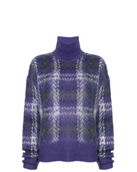 Фиолетовый свободный свитер от Le Ciel Bleu