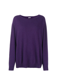 Фиолетовый свободный свитер от P.A.R.O.S.H.