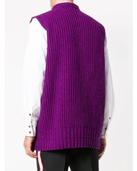 Мужской фиолетовый трикотажный жилет от Calvin Klein 205W39nyc