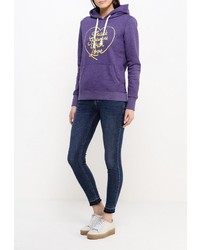 Женский фиолетовый худи от Frank NY