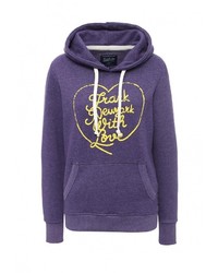 Женский фиолетовый худи от Frank NY