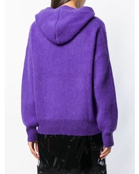 Женский фиолетовый худи от Laneus