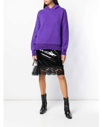 Женский фиолетовый худи от Laneus