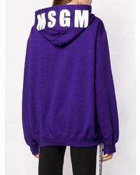 Женский фиолетовый худи от MSGM