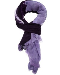 Женский фиолетовый шарф