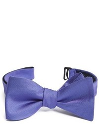 Фиолетовый шелковый галстук-бабочка