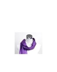Фиолетовый шелковый шарф