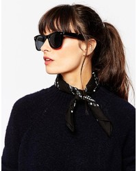 Женская черная бандана от Asos