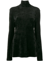 Черная бархатная блузка от Ellery