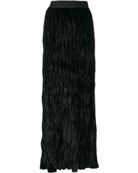 Черная бархатная юбка от Nude