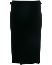 Черная бархатная юбка от Tom Ford