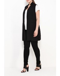 Женская черная безрукавка от Fiorella Rubino