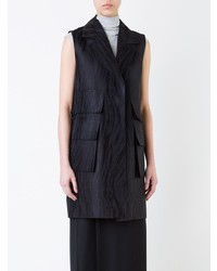 Женская черная безрукавка от Strateas Carlucci