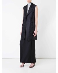 Женская черная безрукавка от Strateas Carlucci