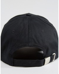 Мужская черная бейсболка от Asos