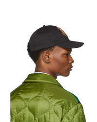 Мужская черная бейсболка от Gucci