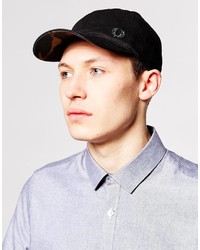 Мужская черная бейсболка от Fred Perry