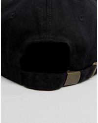 Мужская черная бейсболка от Reclaimed Vintage