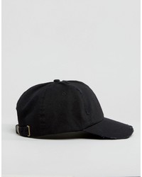 Мужская черная бейсболка от Reclaimed Vintage