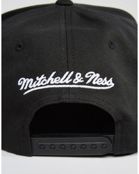 Мужская черная бейсболка от Mitchell & Ness