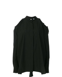 Черная блуза на пуговицах от Damir Doma