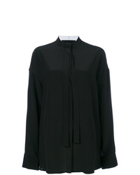 Черная блуза на пуговицах от Haider Ackermann