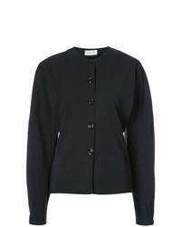 Черная блуза на пуговицах от Lemaire