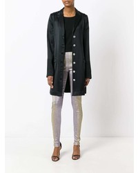 Черная блуза на пуговицах от Area