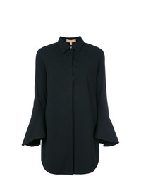Черная блуза на пуговицах от Michael Kors Collection