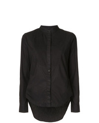 Черная блуза на пуговицах от PIERRE BALMAIN