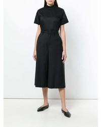 Черная блуза с коротким рукавом от Comme Des Garçons Noir Kei Ninomiya