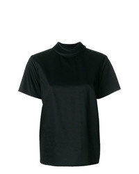 Черная блуза с коротким рукавом от Comme Des Garçons Noir Kei Ninomiya