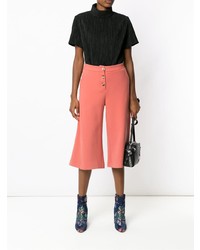 Черная блуза с коротким рукавом от Olympiah