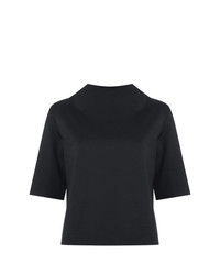 Черная блуза с коротким рукавом от Martha Medeiros