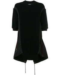 Черная блузка с вышивкой от Dsquared2