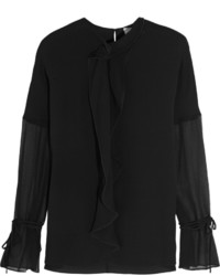 Черная блузка с длинным рукавом от 3.1 Phillip Lim