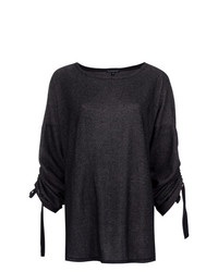 Черная блузка с длинным рукавом от Alcaçuz