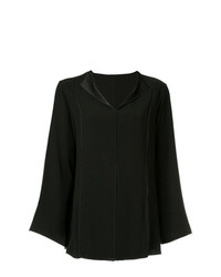 Черная блузка с длинным рукавом от ASTRAET