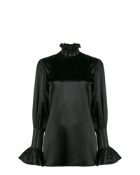 Черная блузка с длинным рукавом от Beaufille