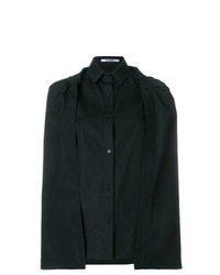 Черная блузка с длинным рукавом от Chalayan