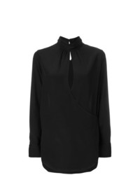 Черная блузка с длинным рукавом от Chloé